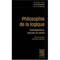Textes cl�s de philosophie de la logique