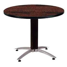 OFM MT42RD-MAHOGANY 42 Inch Round Multi-Purpose Table - Mesh Base-Mahogany by OFM