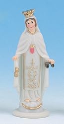 Religious Statue -Our Lady of Mercedes - 4" Height - Magnetic and Adhesive Base