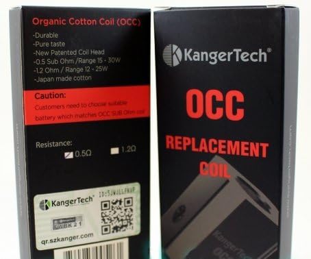 Authentic OCC Replacement coil 0.5 ohm Subtank 5pcs/pk