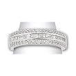14K White Gold Diamond Band - 0.50 Ct.
