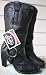 Justin Old West Black Cowboy Boots