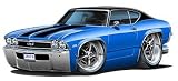 1968 Chevrolet Chevelle SS 396 turbo car HUGE 48