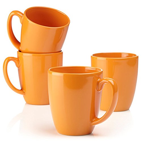 Corelle® for Joy Precious Colours Premier 4-piece Set of Mugs (Amber Gold)