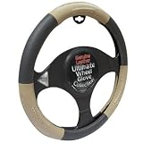 Review Streetwize  / Car, 4x4, MPV Van Leather Black/Beige Steering Wheel Glove