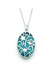Sterling Silver Dream Bigger 18in Necklace. Metal Weight- 4.9g.