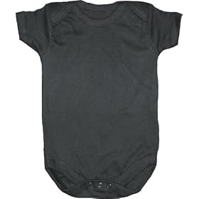 Blank Black Onesie (6-12)
