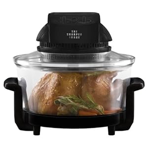 The Sharper Image 8127SI Super Wave Oven Halogen, Infrared & Convection Tech 1300watt 16 Quart (White)
