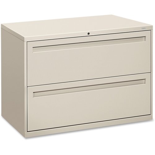 HON 792LQ 700 Series 42 by 19-1/4-Inch 2-Drawer Lateral File, Light Gray