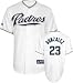 Adrian Gonzalez Jersey: Adult 2010 Majestic Home White Replica #23 San Diego Padres Jersey - Small