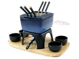 Swissmar Montblanc Meat Fondue, 15 piece, Blue