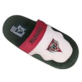 Milwaukee Bucks Scuff Slipper Size: 10-11.5, Color: Green / Red / White