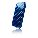 PULSARplus Silikon Hülle Case für iPhone 4 / 4G / 4S / 4GS TPU Tasche iPhone4 iPhone4S in blau