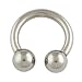 Single Stainless Steel Internal Circular Barbell: 00g 5/8