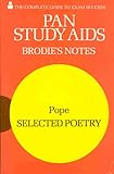 Brodie's notes on Pope, selected poetry