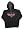 University of Wisconsin Badgers Women's Black Hooded Sweatshirt