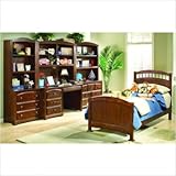 Woodbridge Home Designs 827 Twin Bedroom Series in Distressed Cherry 827 Se ....