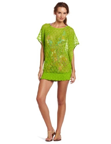 Click To Trina Turk Women's Bora Bora Crochet Cover Up Tunic Details... Trina Turk Women's Bora Bora Crochet Cover Up Tunic