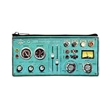 Blue Q Control Panel Recycled Zipper Pouch