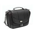 Deluxe External HD (Hard Drive) Storage & Travel Case - for Compact Medium Size HardDrive - w/ Internal Divider, Adjustable Shoulder Strap & Carrying Handle