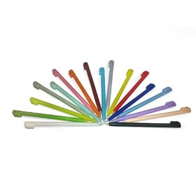Ultimate 17 Pack Stylus Pen Set for Nintendo DS Lite - Bulk Packaging