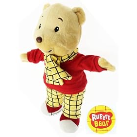 14" Rupert Bear & Friends Soft Toy Collectable - Rupert