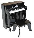 Elite Spinet - Black, by Schoenhut