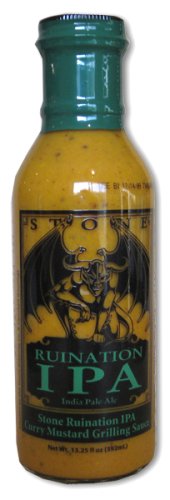 Curry Mustard Grilling Sauce With Stone Ruination IPA. The Perfect Marriage of Beer &... by Chicken Meat