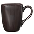 Metallic Stripe Set of 4 Mugs - Brown