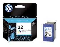 HP C9352AE Tintenpatrone Nr. 22 mehrfarbig (165 Seiten)