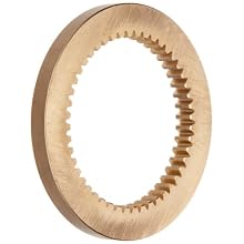 Boston Gear YI4896 Internal Gear, 20 Degree Pressure Angle, 48 Pitch, 96 Teeth, Brass