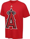 Los Angeles Angels of Anaheim Youth adidas Red Oversized Team Logo T-Shirt