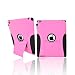 Pink Black Original Aegis Hard Plastic Case w Screen Protector & Stand For Trident Apple iPad 2
