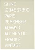 Stampers Anonymous Wendy Vecchi Studio Stencil Collection, 6.5-Inch by 4.5-Inch, Classic Words