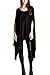 TINYHI Womens Glamour Sexy Blouse Asymmetric Loose Tunic Tops Scoop Neck