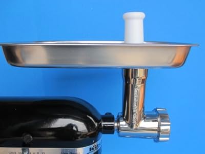 Original Smokehouse Chef STAINLESS STEEL Meat Grinder Food Chopper Attachment for Kitchenaid Mixer