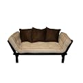Hudson Lounger - Khaki Suede