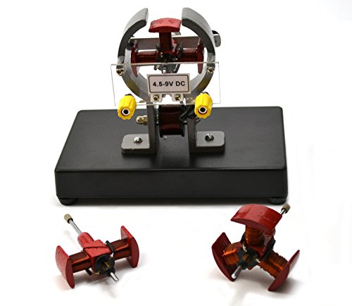 Electric motor demostration 2 pole, 3 pole, 4 pole aram…