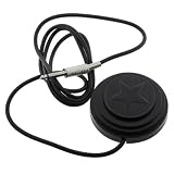 Black Round Star Design Tattoo Foot Pedal with PHONO RCA Jack