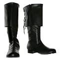 Sparrow Black Adult Costume Boots