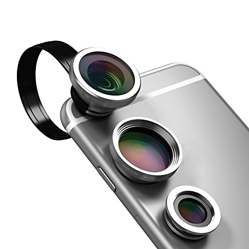 dodocool 3-イン-1 カメラレンズキット クリップ式 180°魚眼レンズ 0.67X 広角レンズ 10X マクロレンズ iPhone Android スマートフォン用 dodocool 3-イン-1 カメラレンズキット クリップ式 180°魚眼レンズ 0.67X 広角レンズ 10X マクロレンズ iPhone Android スマートフォン用