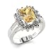 Jewelry - Champagne CZ Sterling Silver Ring