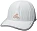 adidas Women's Adizero II Cap, White/Heathered Grey/Vapour Pink, One Size
