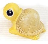 ★ギフト包装承ります★ 福亀　黄　6号　【信楽焼 置物】 〔キャッシュバックキャンペーン対象商品〕