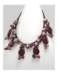 Cotton Waxed Thread Natural Stone Necklace