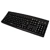 Accuratus USB 260 High Visability Full Size Keyboard for The Visually Impaired - Black
