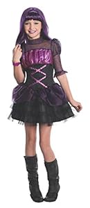 Monster High Frights Camera Action Elissabat Costume WIG Dress Medium 8-10