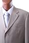 Men's Single Breasted Tan 100% Virgin Wool Super Gabardine Dress Suit