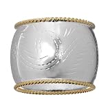 Sterling Silver Wide Scroll Band w/ Rope Detail