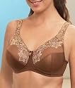 Glamorise Floral Lace Wonderwire Bra